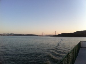 "Get that getaway feeling without going away" with an Angel Island Ferry Sunset Cruise