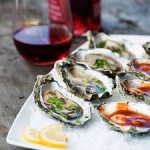 wine oysters