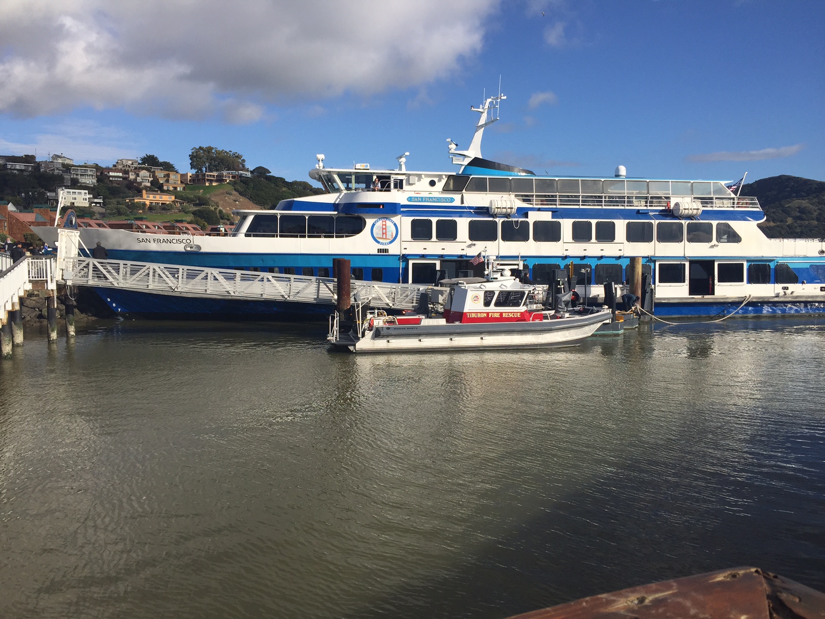 safety concerns delay golden gate transit's tiburon commuter ferry