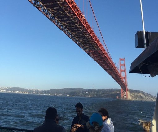 Ride under the Golden Gate Bridge on an Angel Island Ferry Alcatraz Cruise