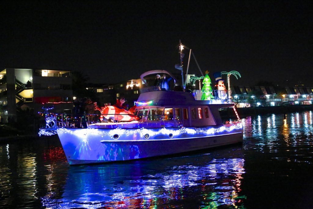 Captain Maggie & Crew invite you to get on board for the Annual "SF Lights" Lighted Parade of Boats Cruise.
