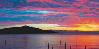 Angel Island at Sunset by AngelIsland.org